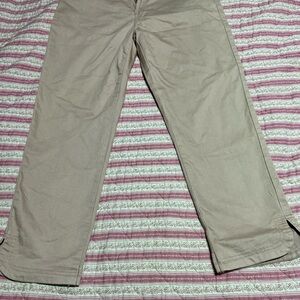 Woman’s 16/34 Carreli off white jeans - decorative pockets- inseam 26”